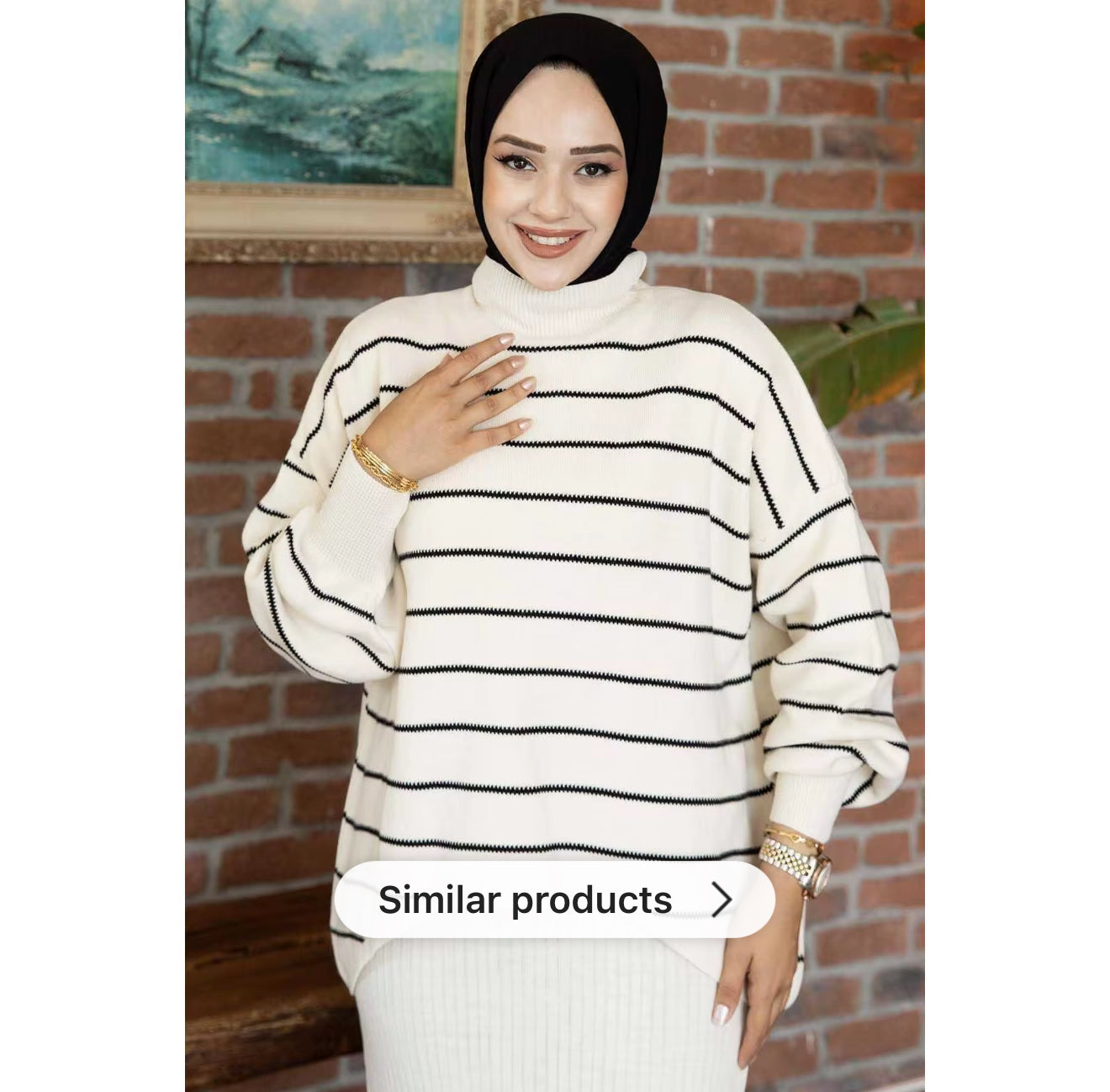 One size hand-made Two piece sweater and dress for all occasions