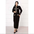 Knitted sweater long dress handmade for all occasions winter season
