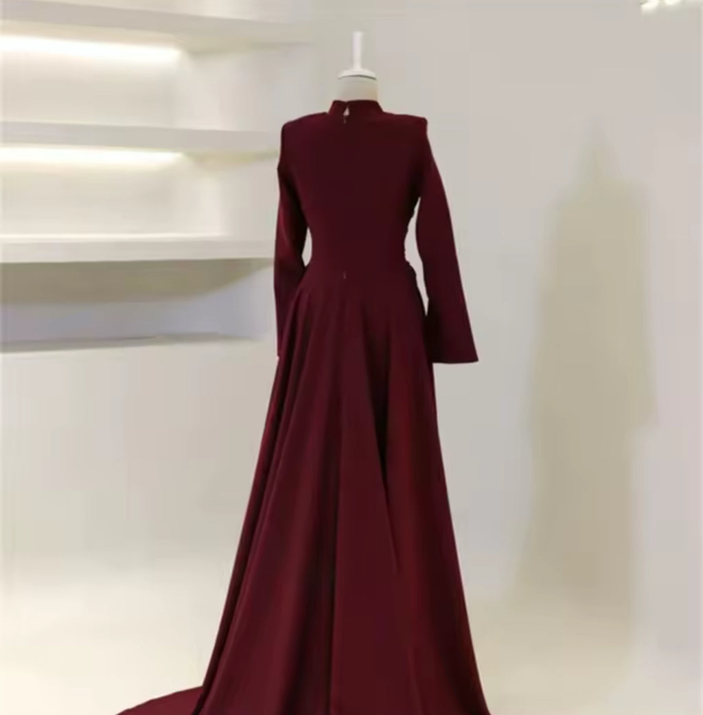 Burgundy Elegant evening Dresses for all occasions