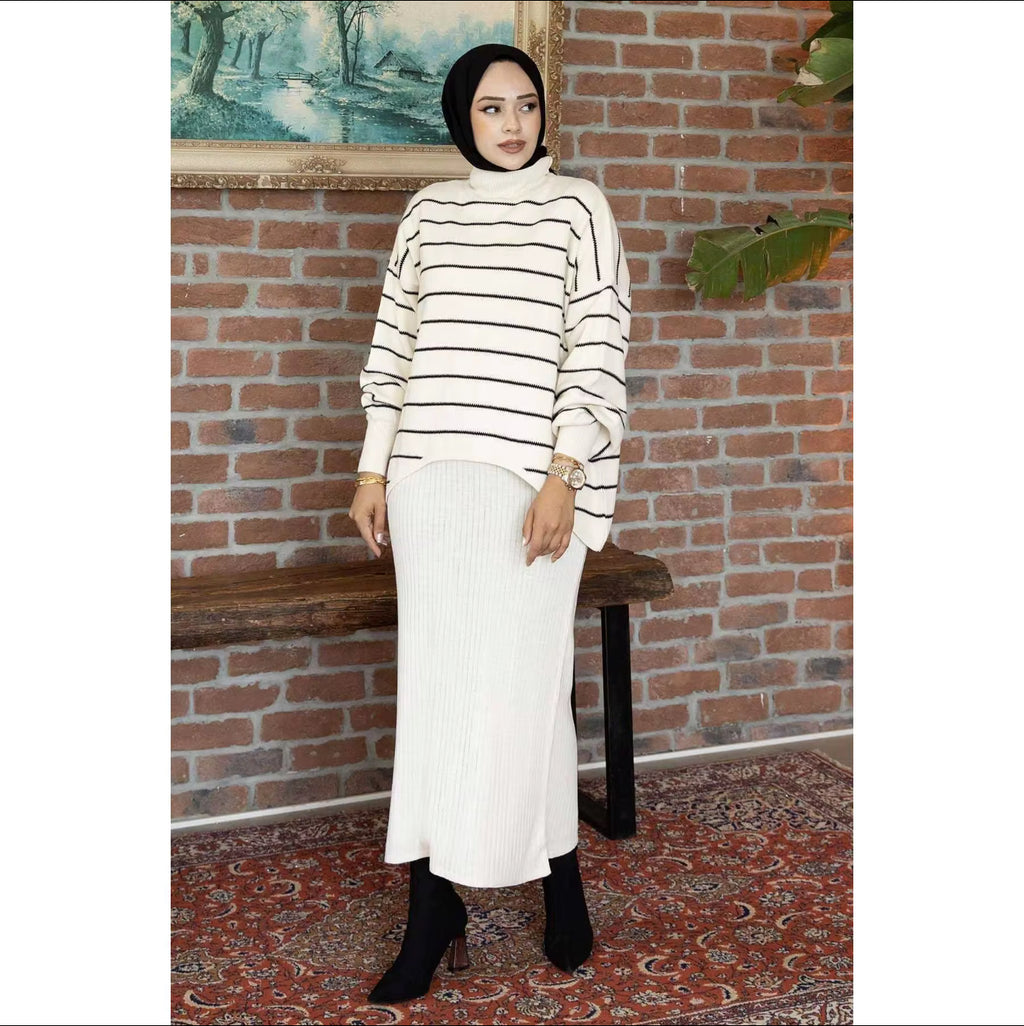 One size hand-made Two piece sweater and dress for all occasions