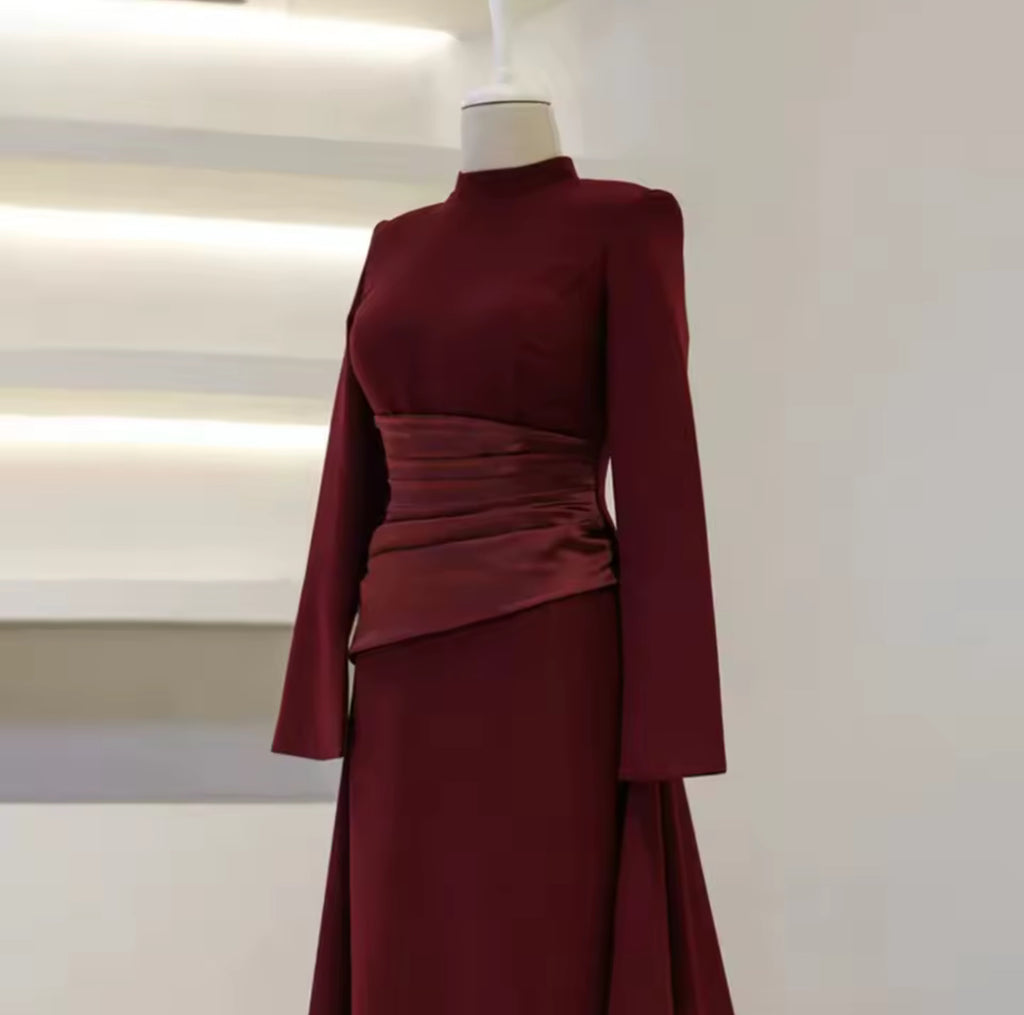 Burgundy Elegant evening Dresses for all occasions