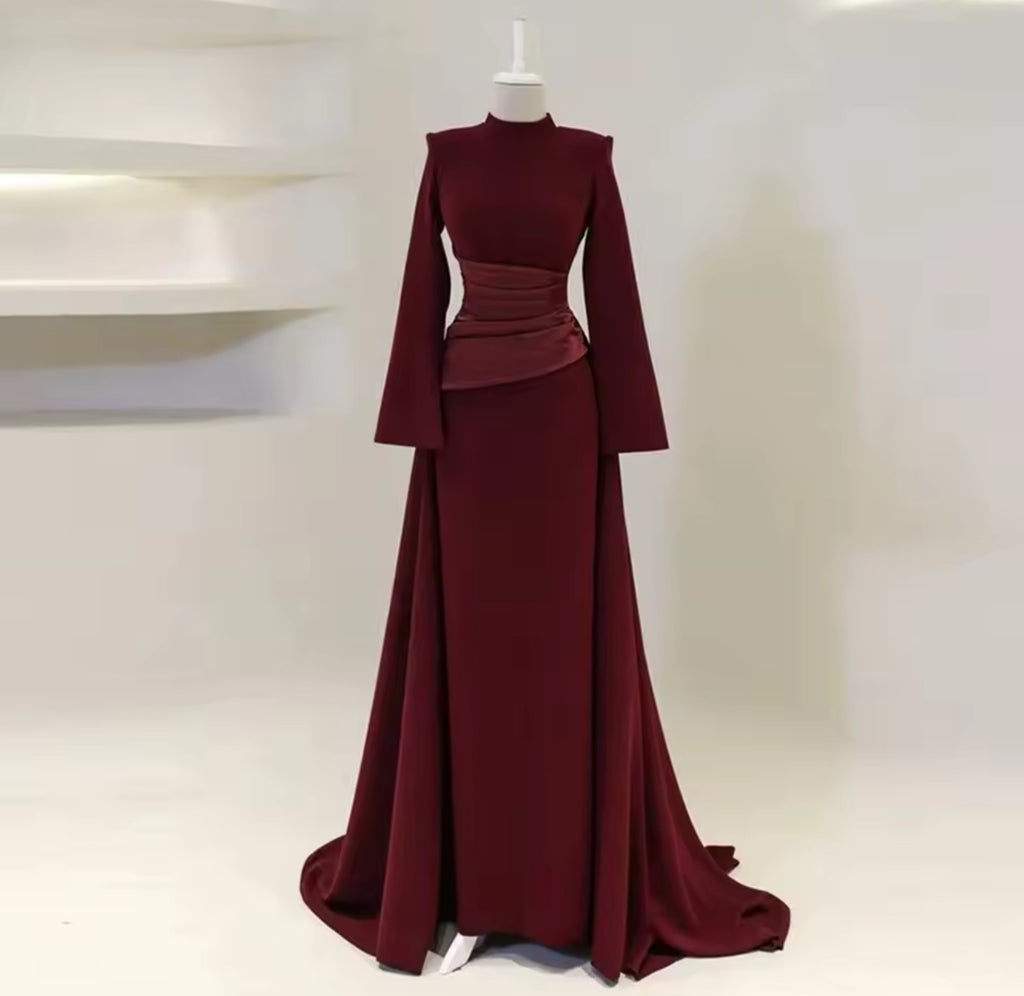 Burgundy Elegant evening Dresses for all occasions