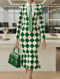Women's Long Sleeve Dress Elegant